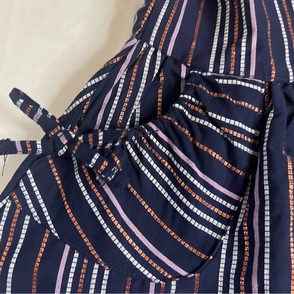 Penelope Mack Navy and Pink Striped Dress With Bloomers - Picture 5 of 7